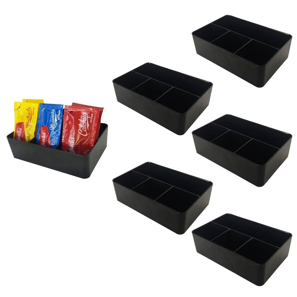 6 Porta Sachês Porta Açúcar Porta Molho Resistente 