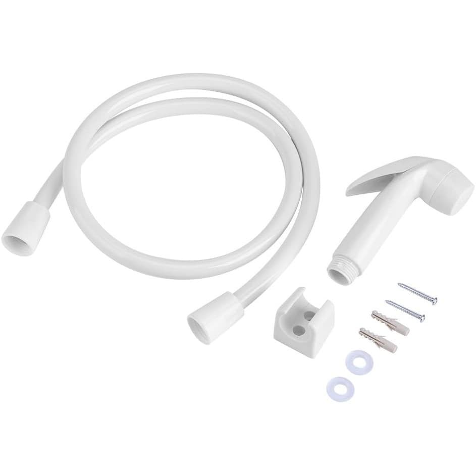 Ducha Higiênica De Vaso Sanitário Plástico Montado Na Parede Chuveiro Banheiro Portátil Bidê