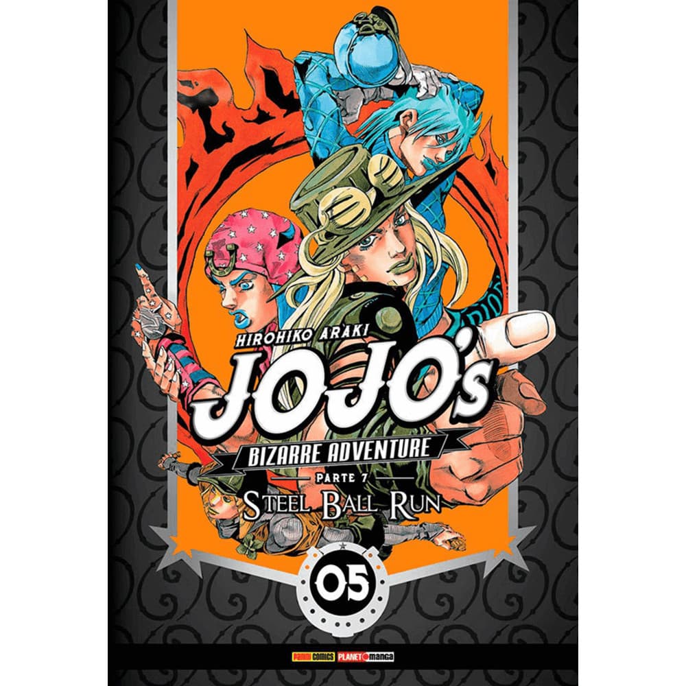 Mangá - Jojo's Bizarre Adventure - Parte 7 - Steel Ball Run 05 - por Hirohiko Araki