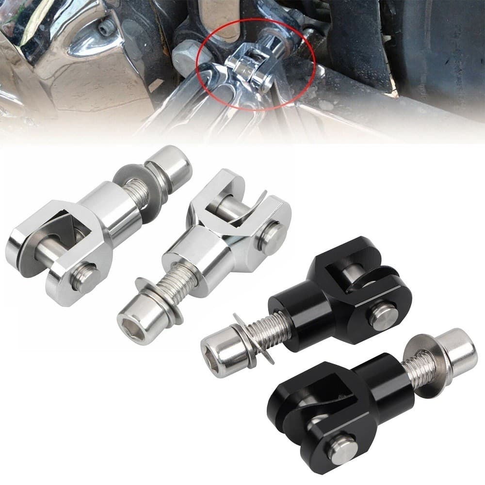 29/39mm Motocicleta Pé Peg Montar Apoio Para Os Pés Suporta Kit De Suporte De Ferragem Harley Softail FXST Low Rider Sup