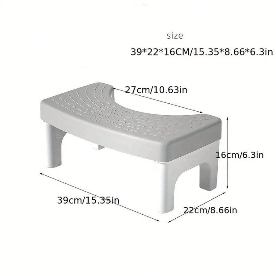 Banquinho De Cócoras Apoio Para Pés Vaso Sanitário Privada