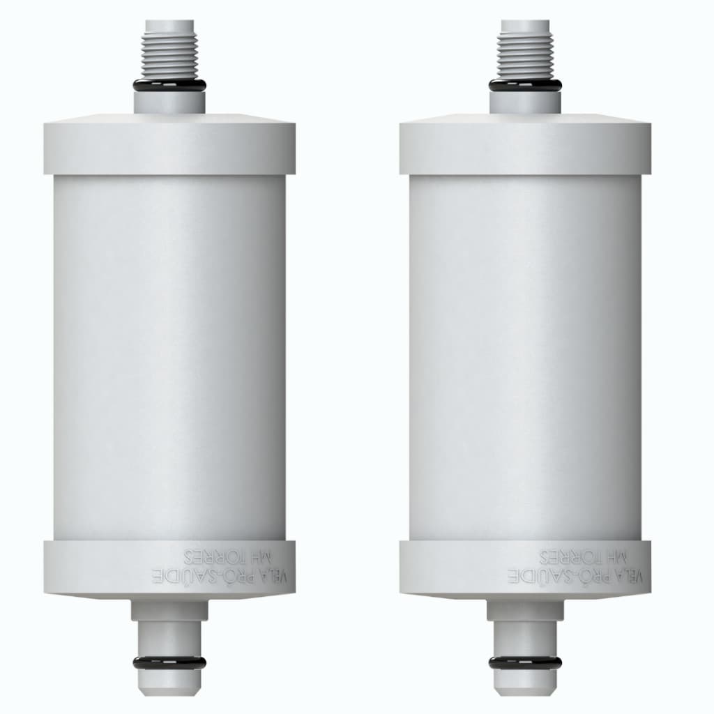 Kit com 2 Refis de Vela Filtro Universal para Torneira Rosqueável Retém Cloro refil Pro Saúde
