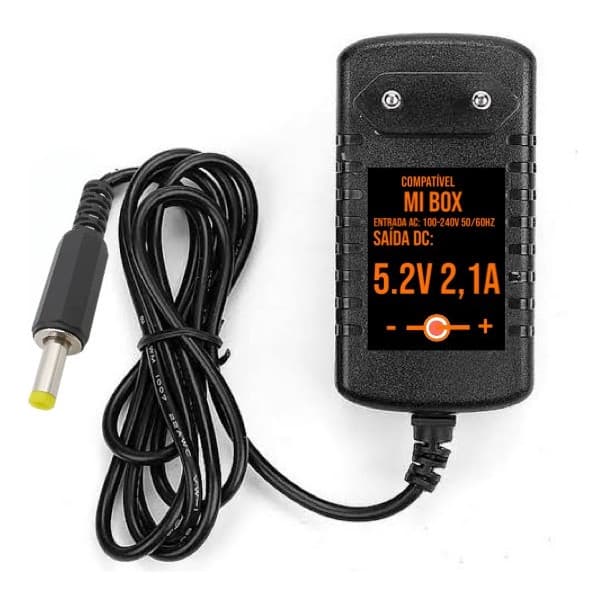 Fonte 5,2v 2,1a Compatível Xiaomi Mi Box Mdz-22-ab