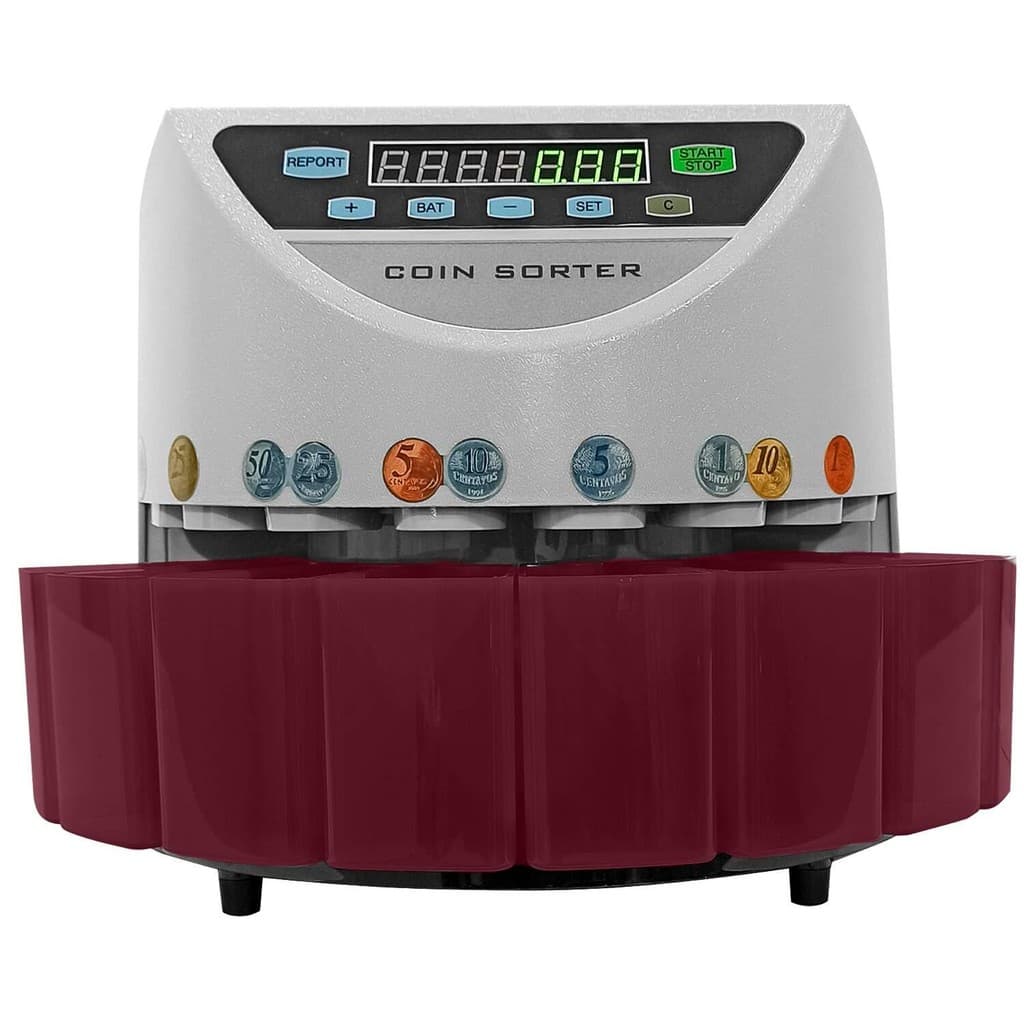 Máquina de Contar e Separar Moedas Tela LED 45w