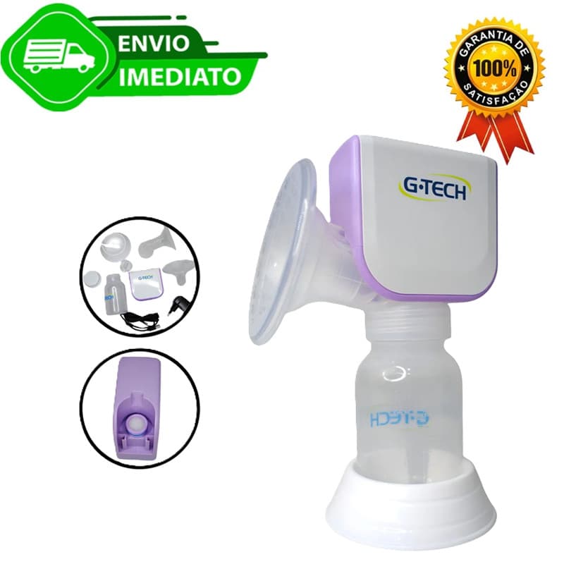 Bomba Tira Leite Materno Elétrica 4 Níveis de Sucção - G-Tech
