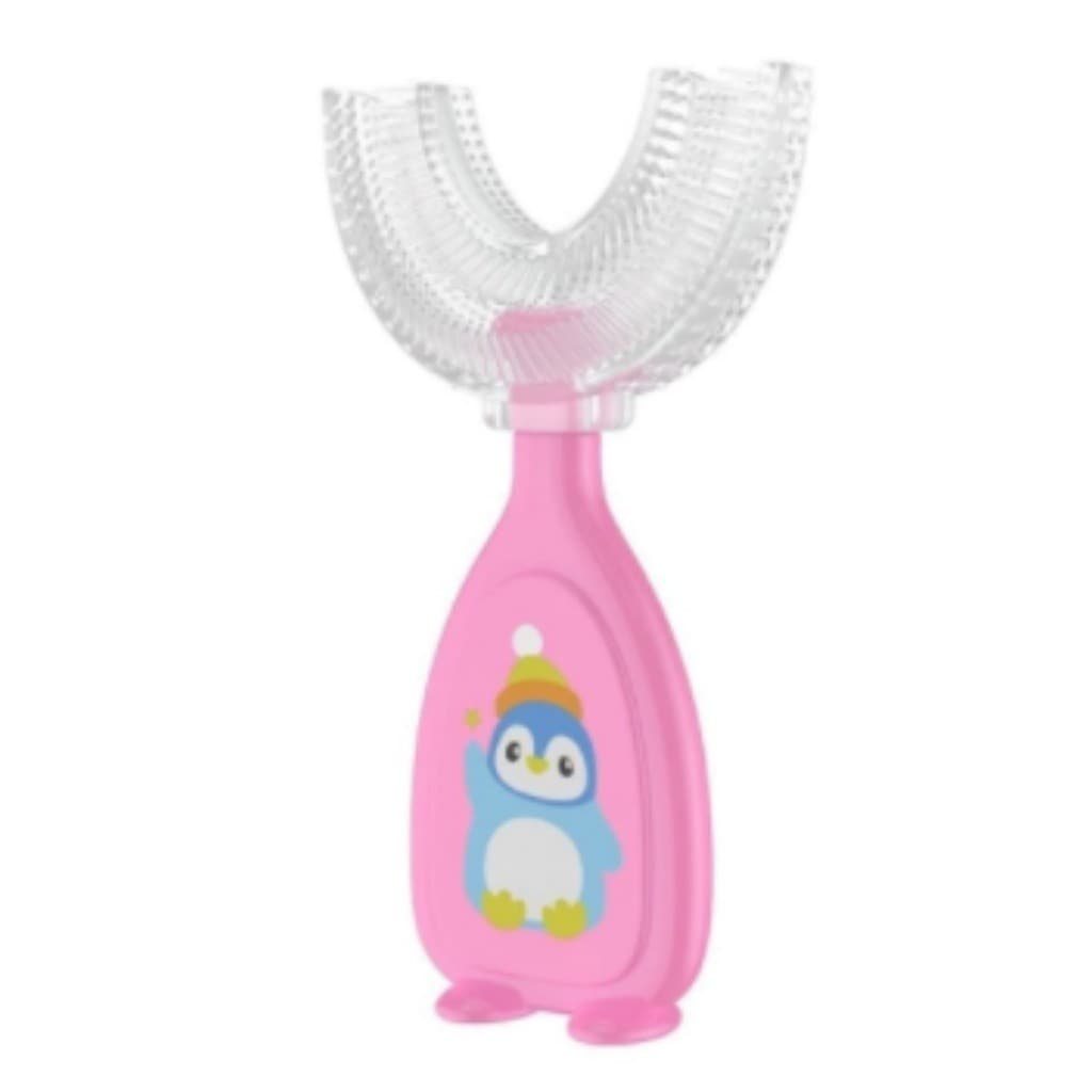 ESCOVA DE DENTES INFANTIL 360º DIVERTIDA SILICONE FORMATO EM U