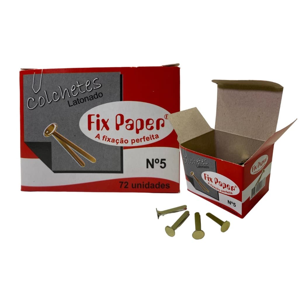 Colchete Latonado N°5 Caixa c/72 unidades