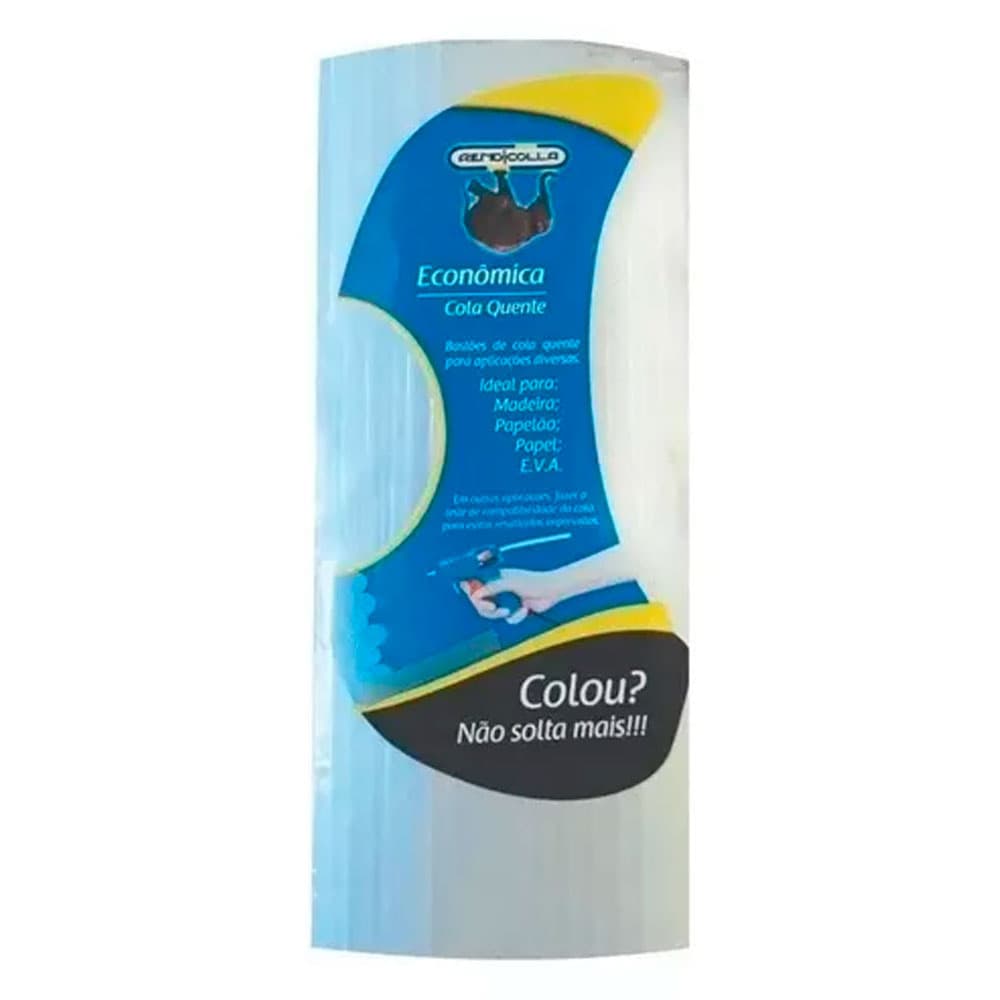 Bastão De Cola Quente Semi Transparente Fina 30cm X 7mm 1 Kg Rendicolla