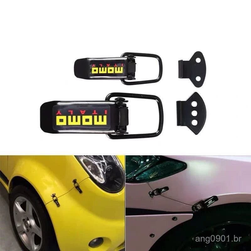 Modificação de Gancho de Reboque para Para-choque de Carro, Fecho Fixo, Clipe de Para-choque, Acessórios de Fechadura de