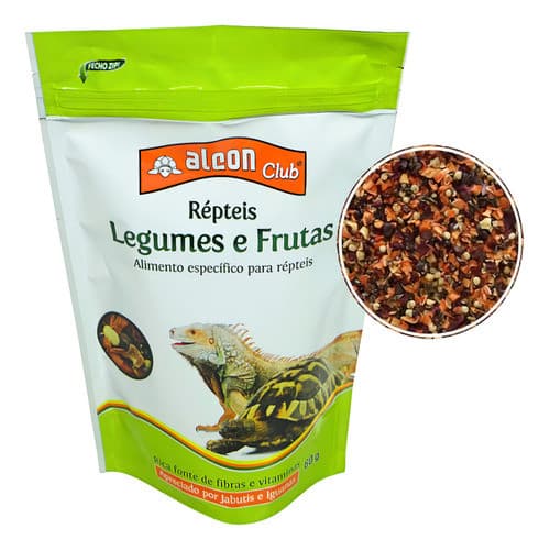 Ração Iguana E Jabuti Alcon Club 60g Petisco Premium