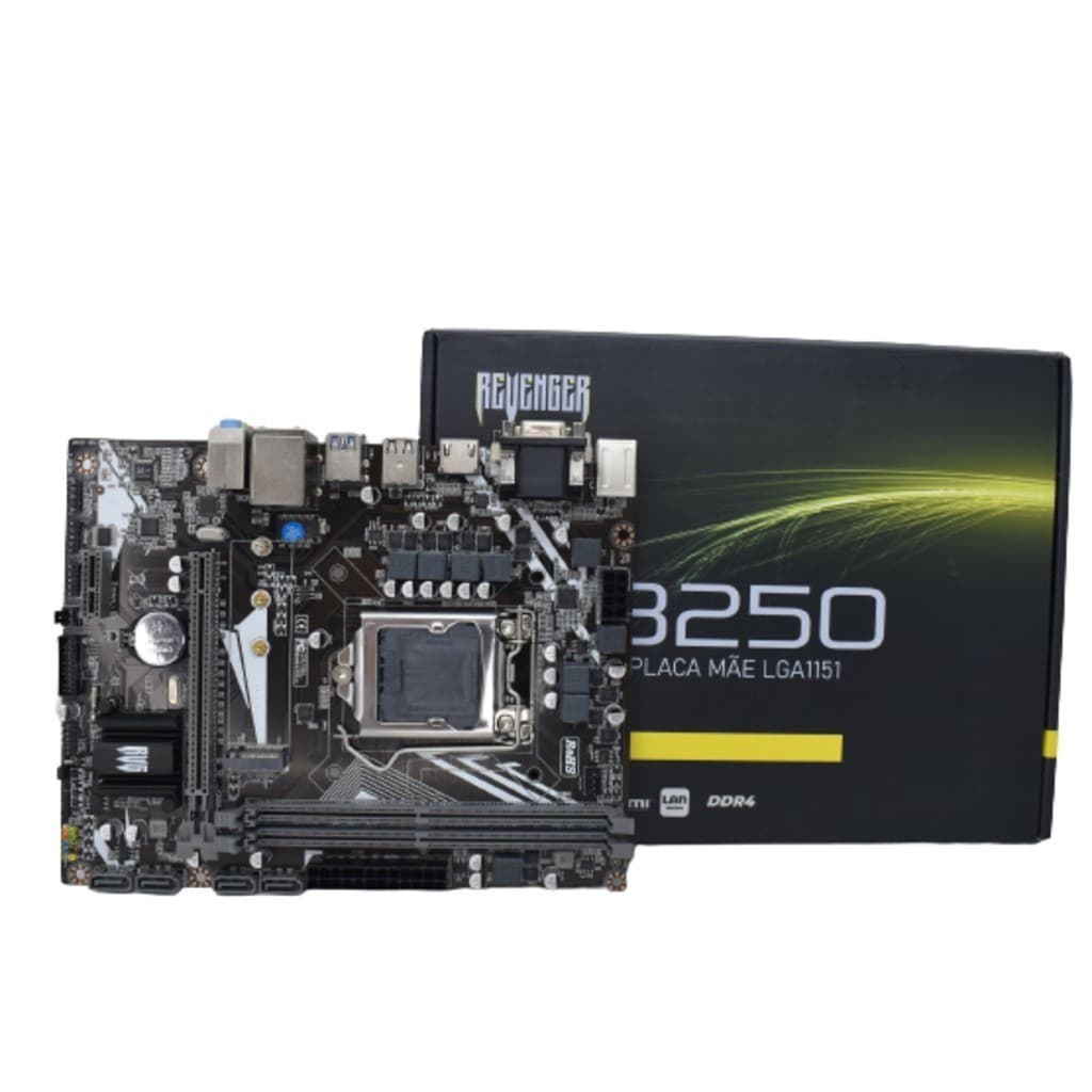 Placa Mãe Lga1151 Knup Ddr4 Intel B250 I7/i5/i3 Celeron - Pentium