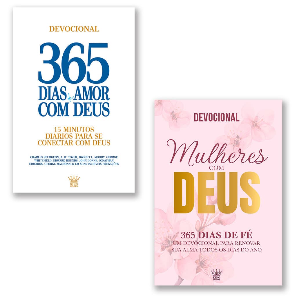 Combo Devocional - Kit com 2 Livros Devocionais