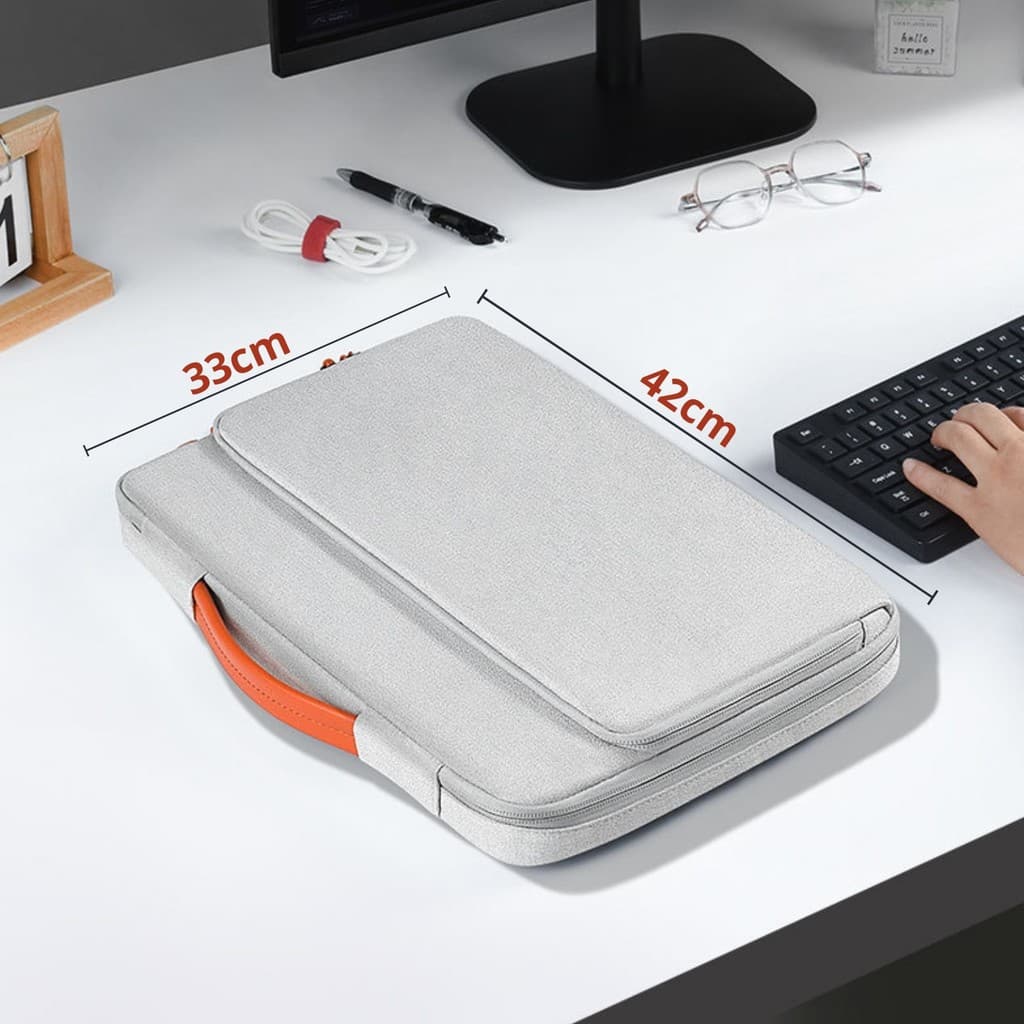 Capa Protetora Maleta Executiva para Notebook com Alça de Mão Impermeável