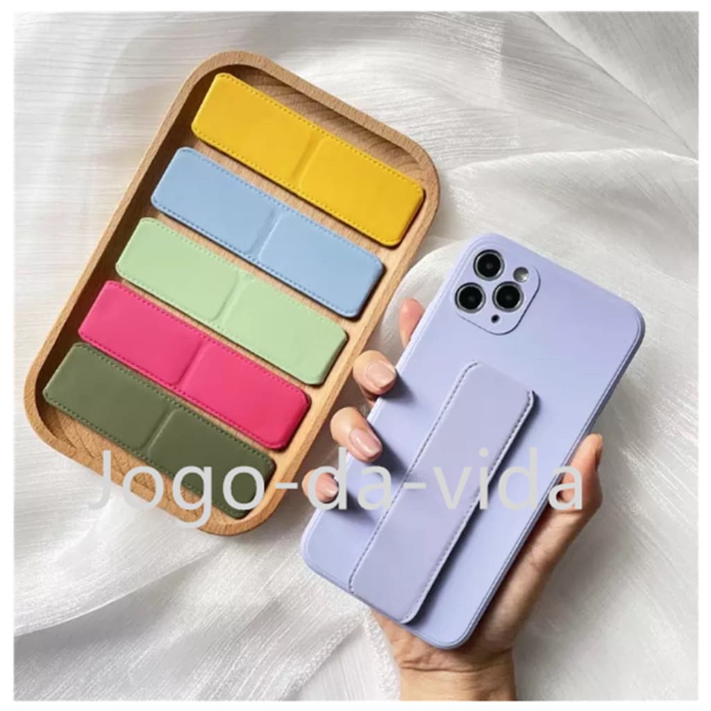 Suporte Fita de mão Couro Para Todos Os Modelos Celular DK store DK store