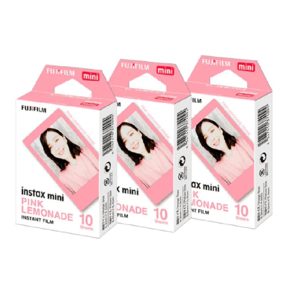 Filmes Fujifilm Instax Mini Pink Lemonade 30 Fotos