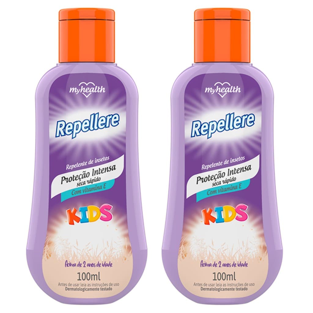 Kit 2 Repelente De Insetos Kids 100Ml Repellere - My Heath