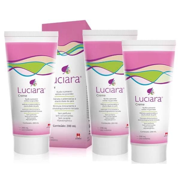 Kit Com 02 Creme Luciara Gestante Prevenção Antiestrias