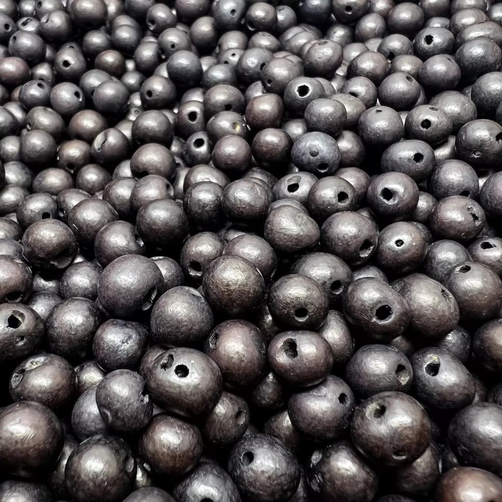 Semente De Açaí Para Artesanato - Preto - 8mm - 1000pçs
