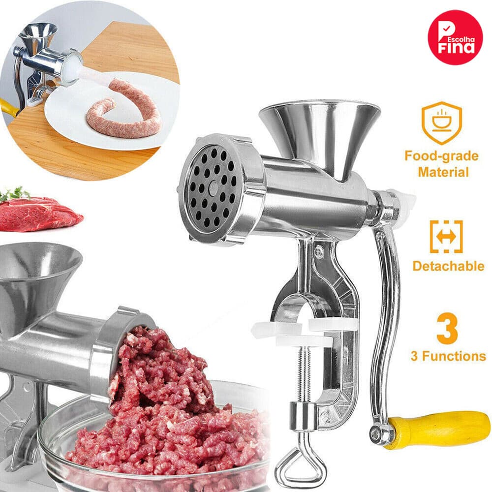 Processador de Alimentos e Moedor de Carne com Funil 250ml