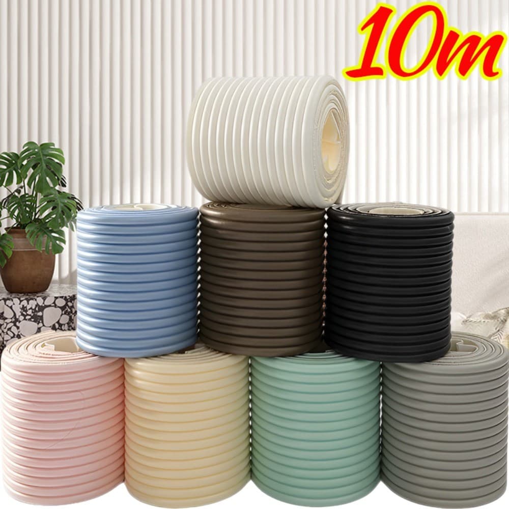 3D Tira Anti-Colisão Auto Adesivo Espuma Adesivos De Parede Segurança Do Bebê Estofamento Macio Para Berço Proteção Cabe