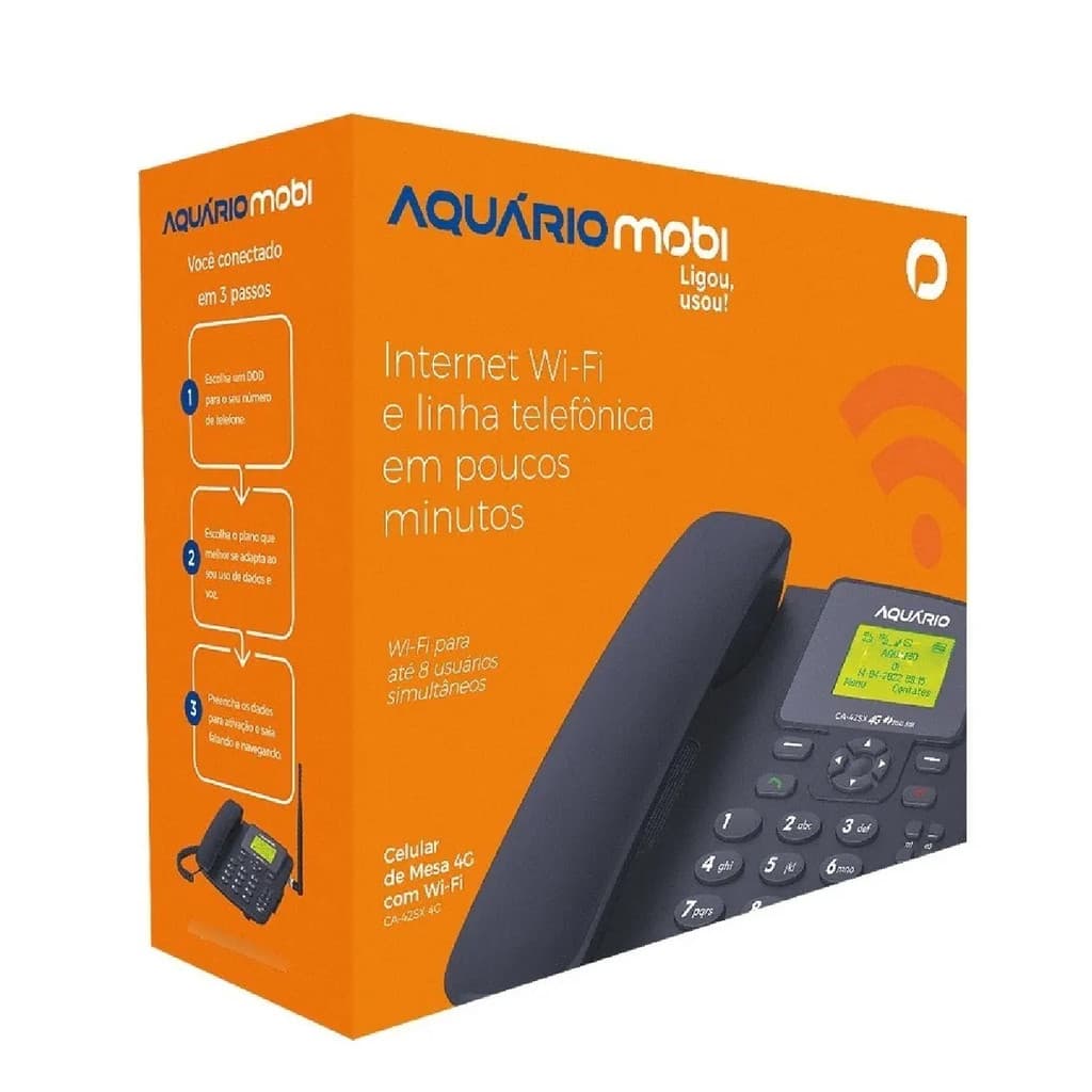 Telefone Celular De Mesa 4g Wi-fi Aquario Ca-42sx4g
