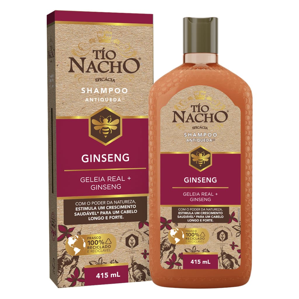 Shampoo Tio Nacho Ginseng 415ml
