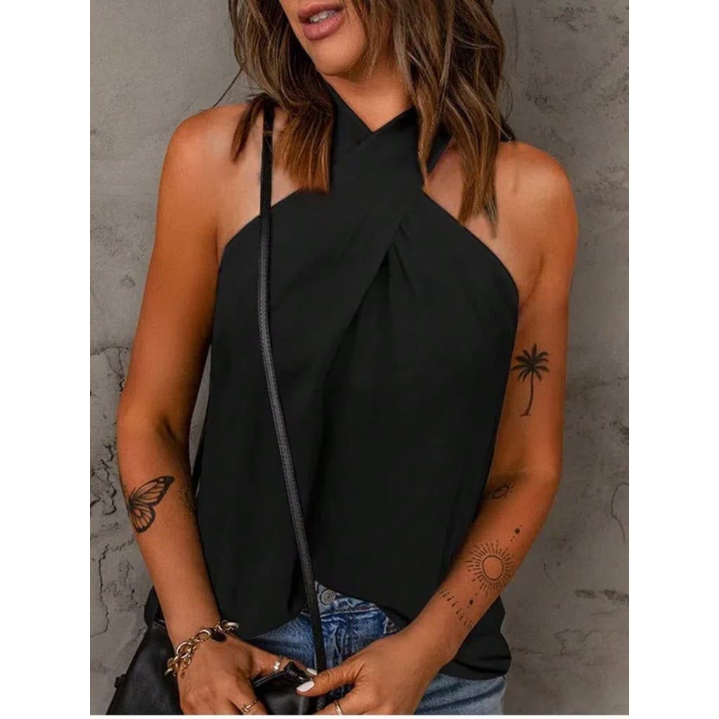 REGATA FEMININA TRANSADO NA FRENTE PRA VERAO MODA 2024