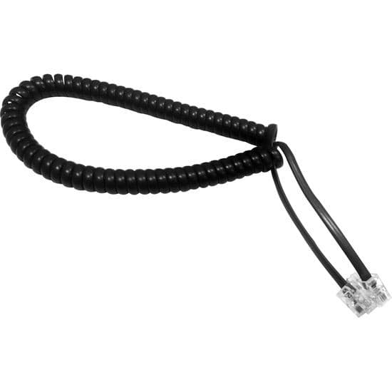 Extensor Para Telefone RJ11 4 Vias Espiral 2m Preto Storm - PCT / 10