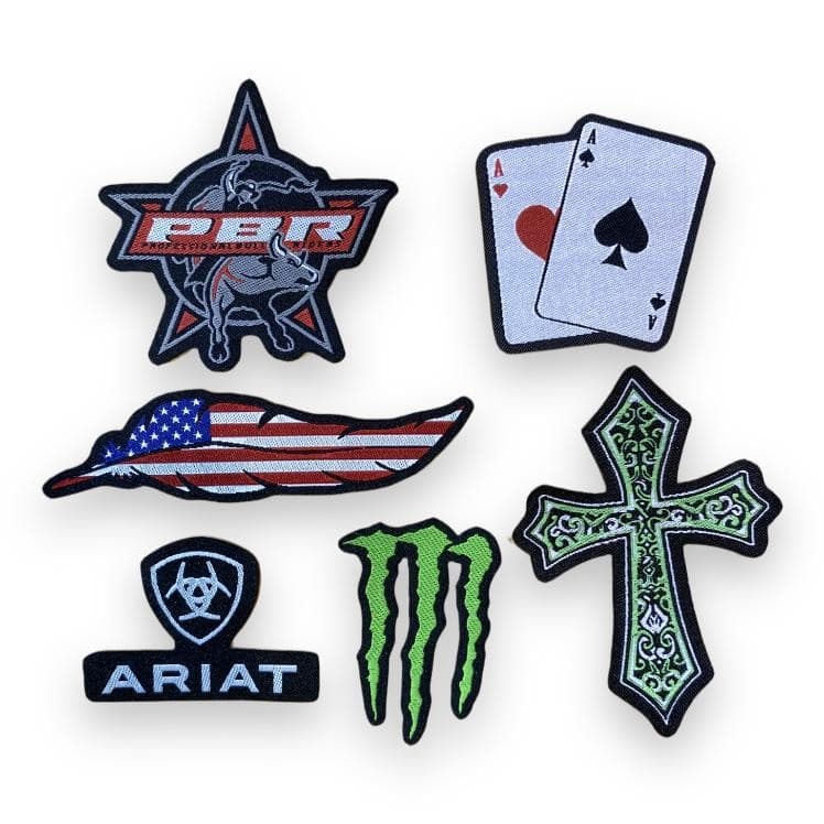 KIT 6 ADESIVOS CHAPÉU COUNTRY VARIOS MODELOS