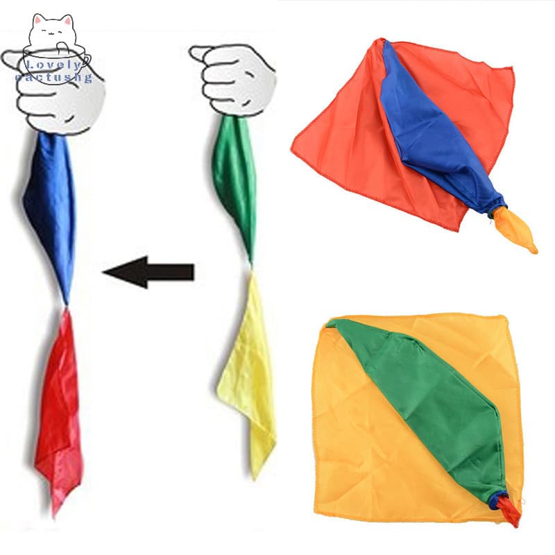 lovelycactushg 1 Peça Mudança De Cor Truque De Seda Piada Adereços Ferramentas Mágico Suprimentos Brinquedos