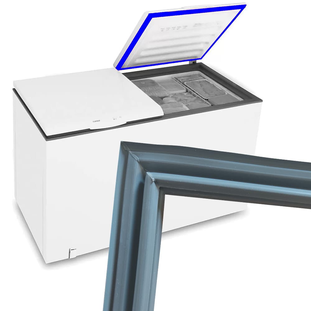Borracha Freezer Para Marca Metalfrio Modelos DA420 DA170 Medidas 61x66