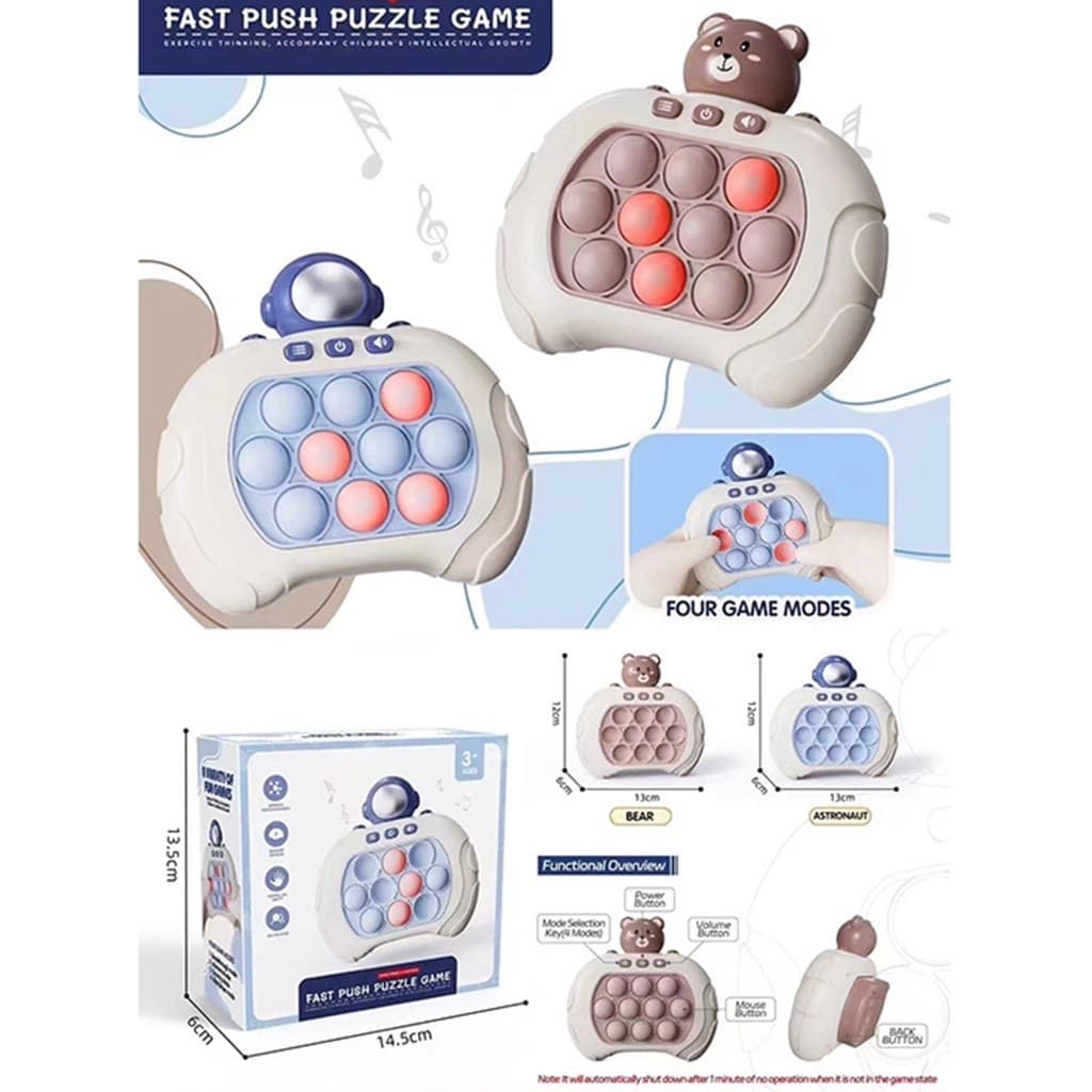 Push Pop It Popet Bubble Máquina Sensorial Anti-Tensão De Brinquedos Gopher Presente De Festa