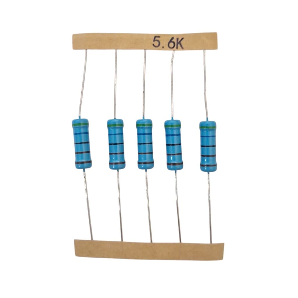 KIT 05 RESISTOR DE PRECISÃO 5.6K 5K6 1% 3W