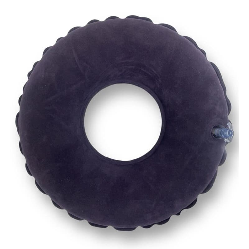Almofada Inflável Redonda C Orifício Furo Coccix Hemorroida