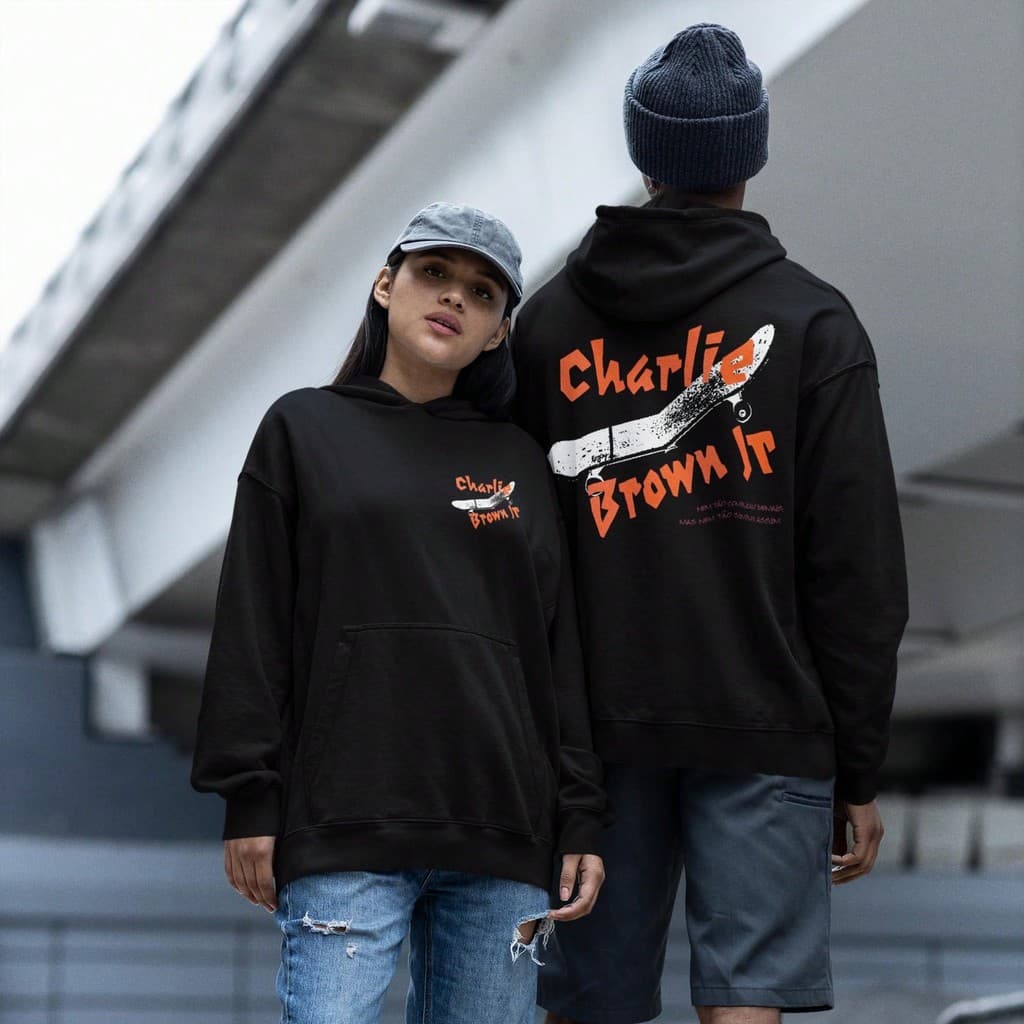 Moletom Canguru Estilo de Rua Estampa Chorão CBJR