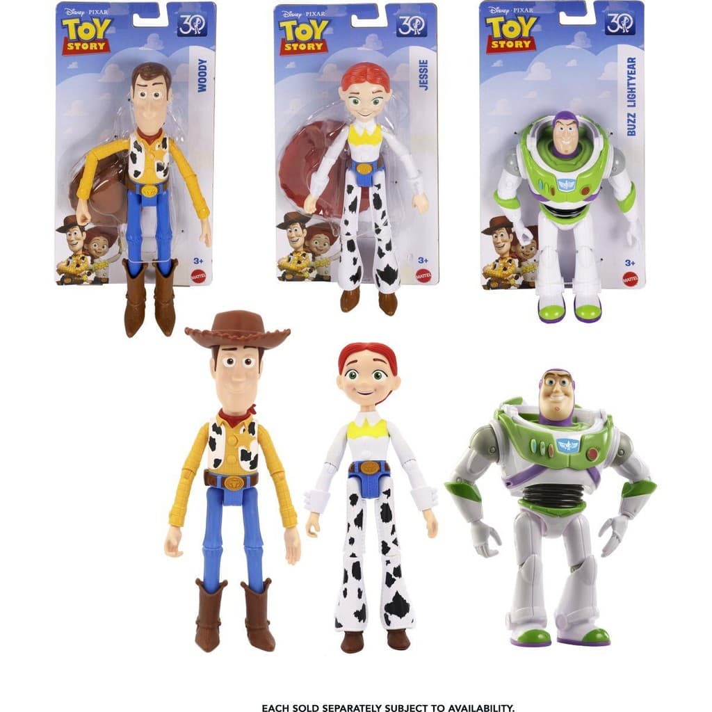 Boneco Toy Story 24cm Disney Pixar Mattel JCV94 Articulado