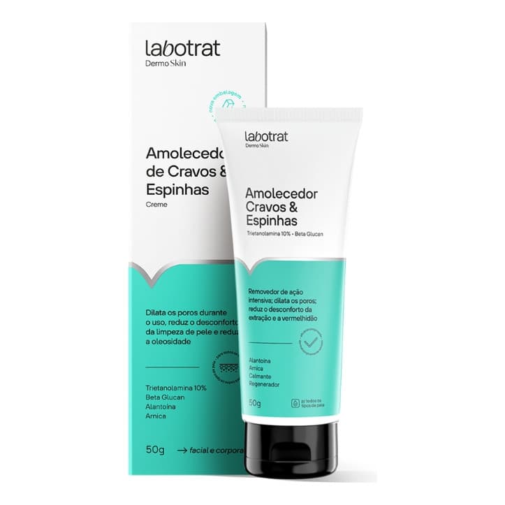 Creme antiacne amolecedor cravos espinhas emoliente secativo