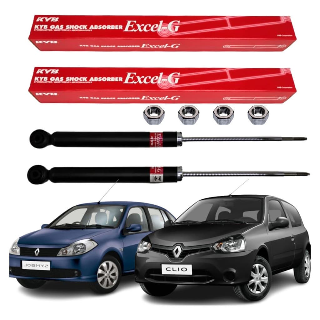 Par Amortecedor Traseiro Renault Clio 98 A 2016 Kayaba