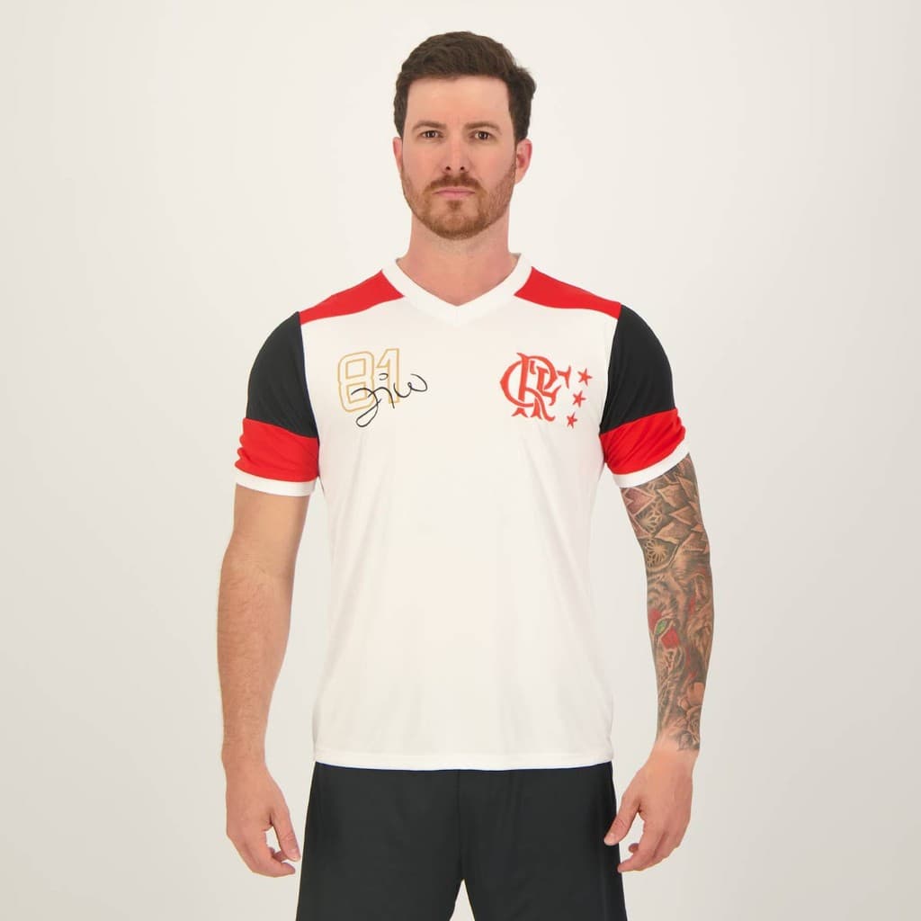 Camisa Flamengo Zico Retrô