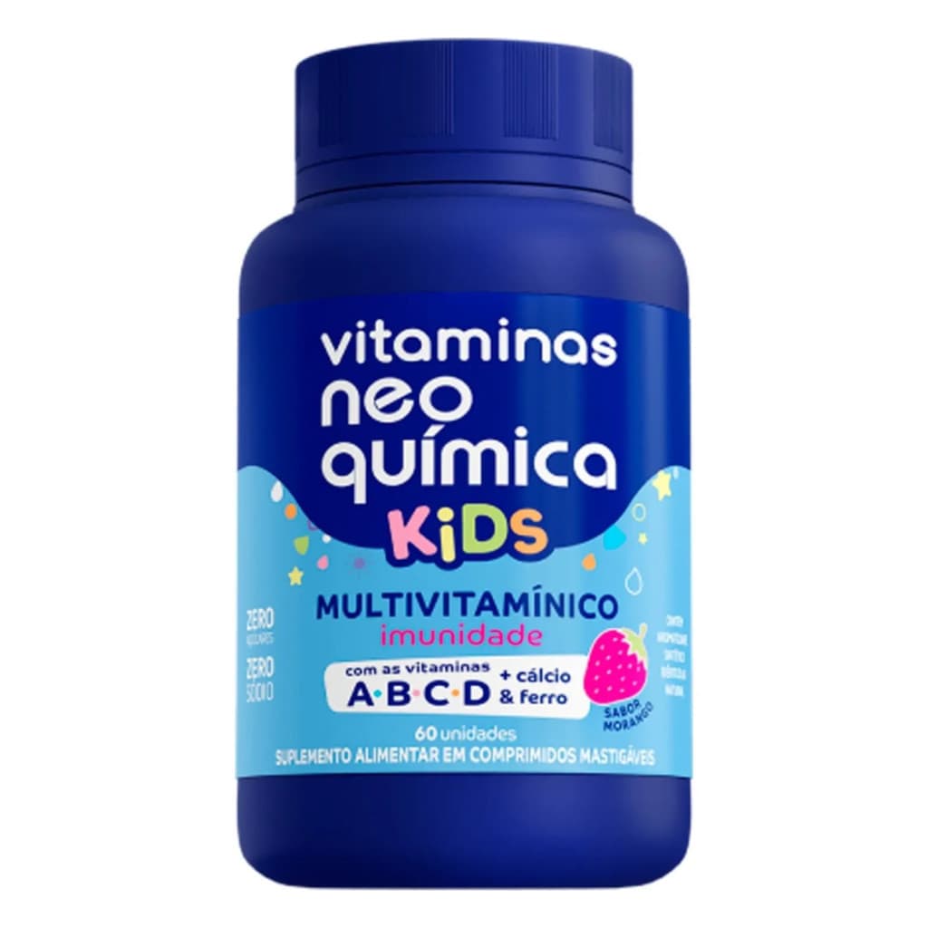 Neo Química Kids – Multivitamínico Infantil com 60 Unidades