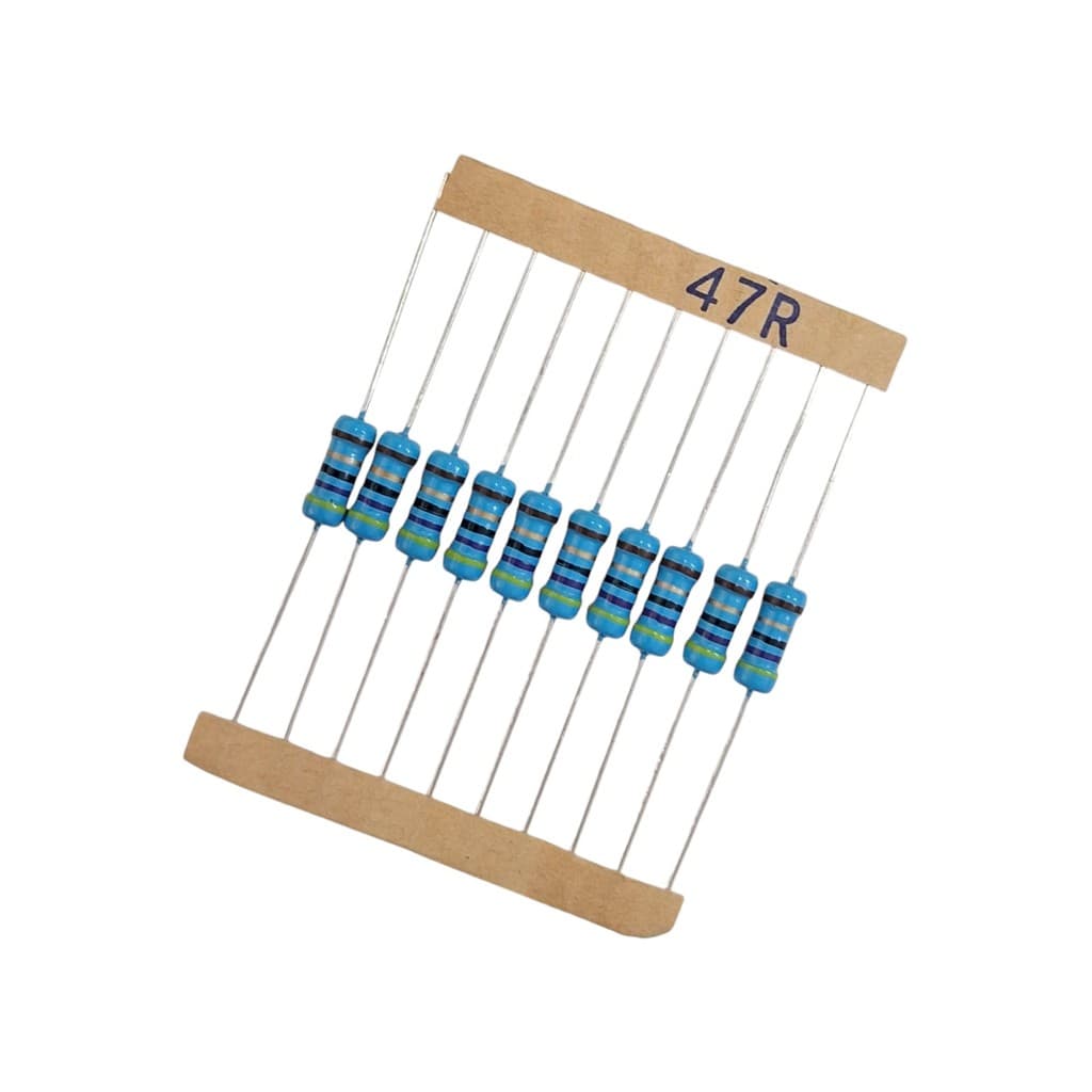 Kit 10 Resistor Precisão 47R 1W 1%