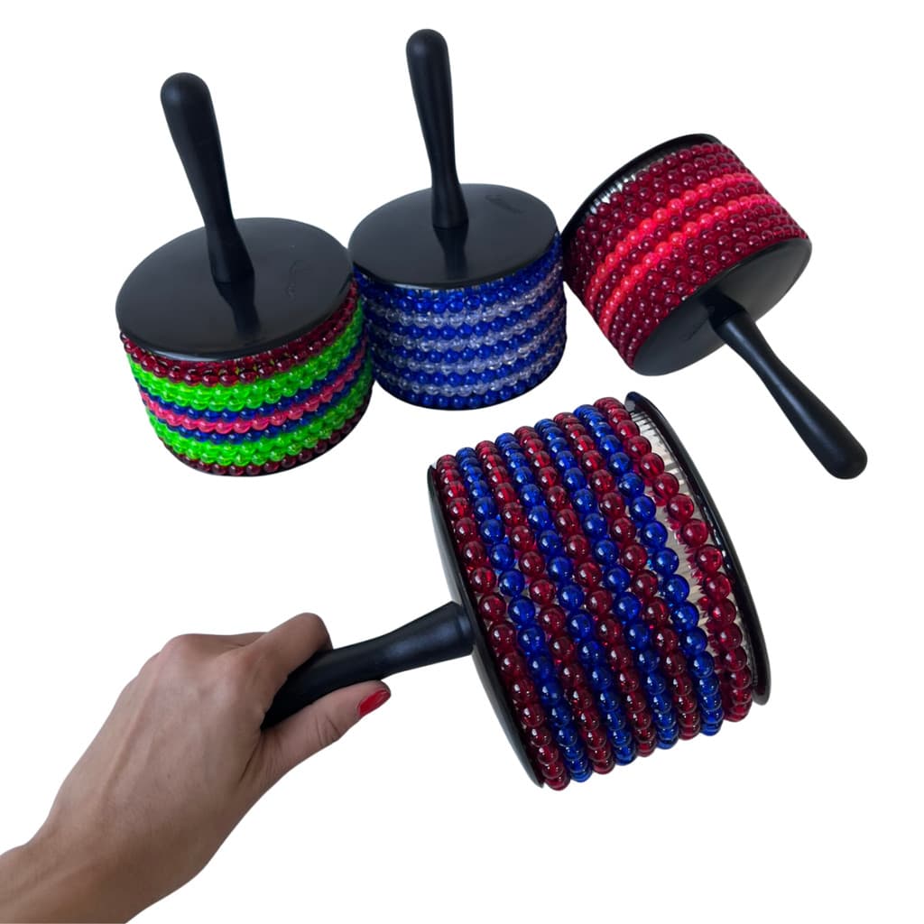 Chocalho Afoxé Colorido Cor Sortida PHX modelo 85A