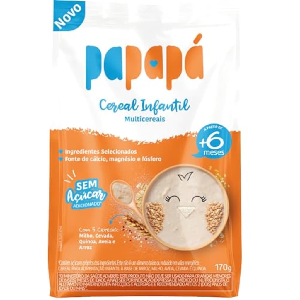 Cereal Infantil de Multicereais 170g - Papapá