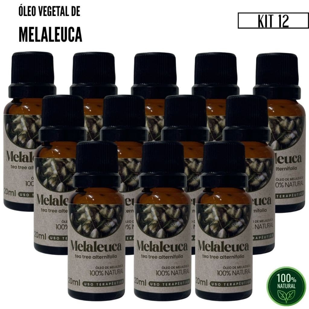 Kit 12 X Óleo de Melaleuca 100% natural 20 ml