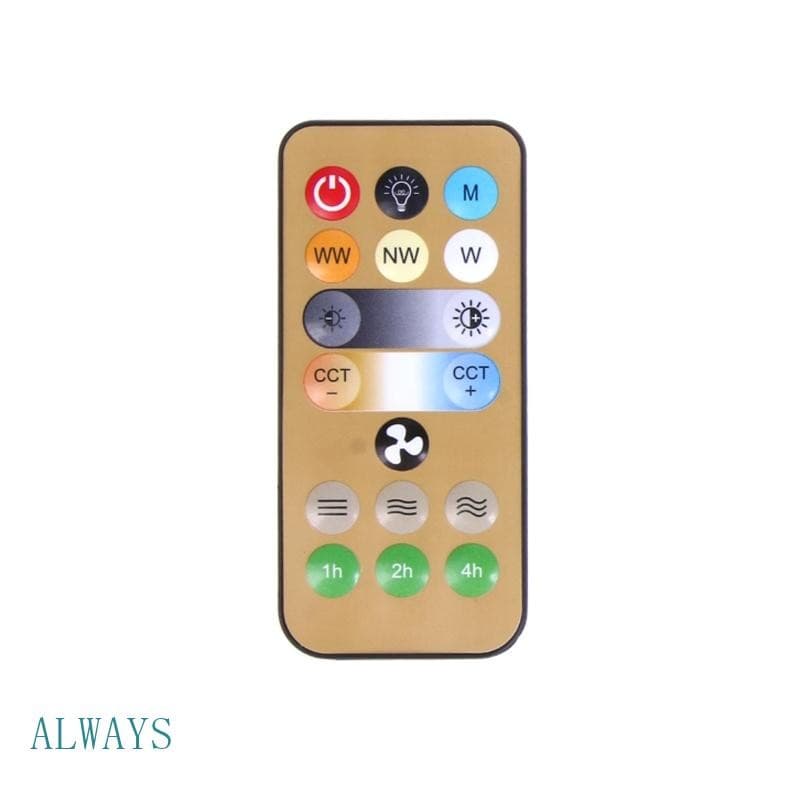 ALW Substitua Interruptores Temporização Velocidade Ajustável Controle Remoto IR Para Ventilador Luz E27
