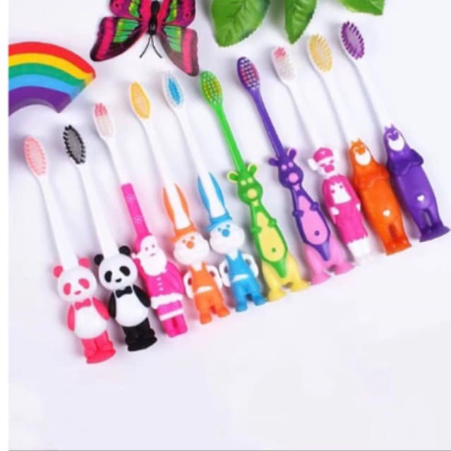 Escova De Dente Infantil 12 unidades cores sortidas