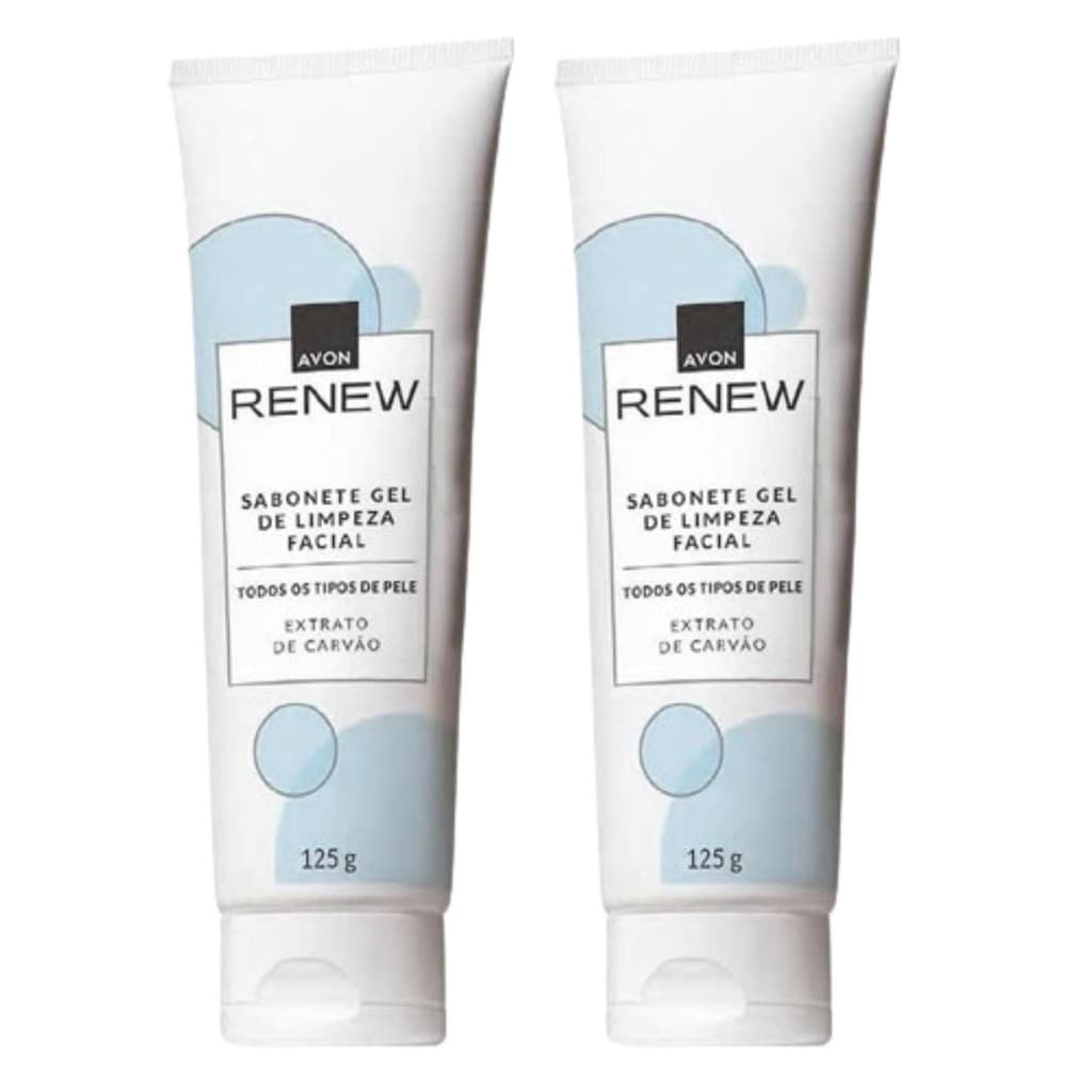 Kit 2 Sabonete Gel de Limpeza Facial Renew 125g (Embalagem Nova) - Avon