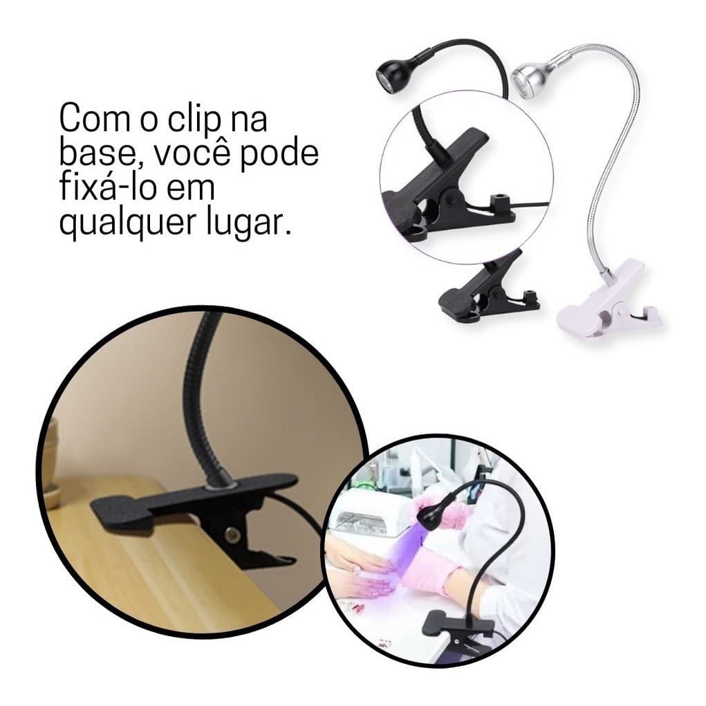 cabine Mini lanterna clip de mesa led uv secagem gel Para Unhas