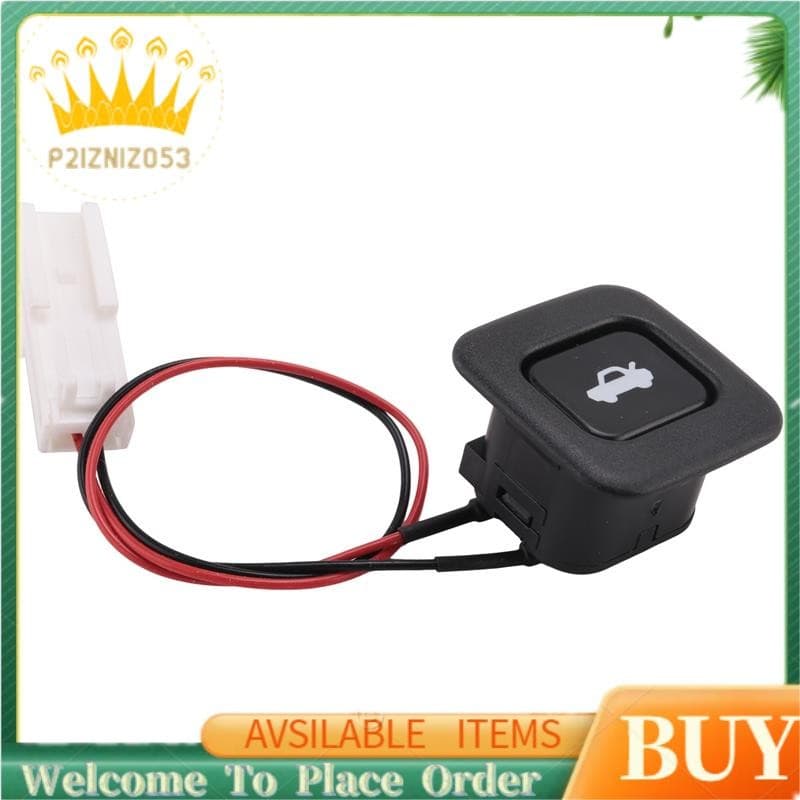 Interruptor De Botão Aberto Da Porta Do-Malas Traseiro-Tampa Para/Avante HD 2007-2010 93555-2H000 (Preto)