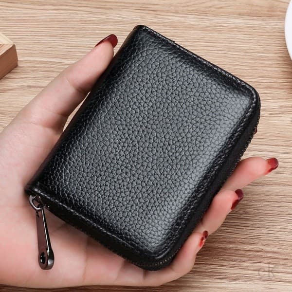 Porta-Cartões Masculino Elegante Anti-Desmagnetização Vários Slots Carteira Grande .-ZhengLed-